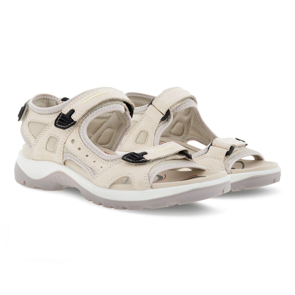 ECCO Womens Sandals Beige - Yucatan - CIA-019574